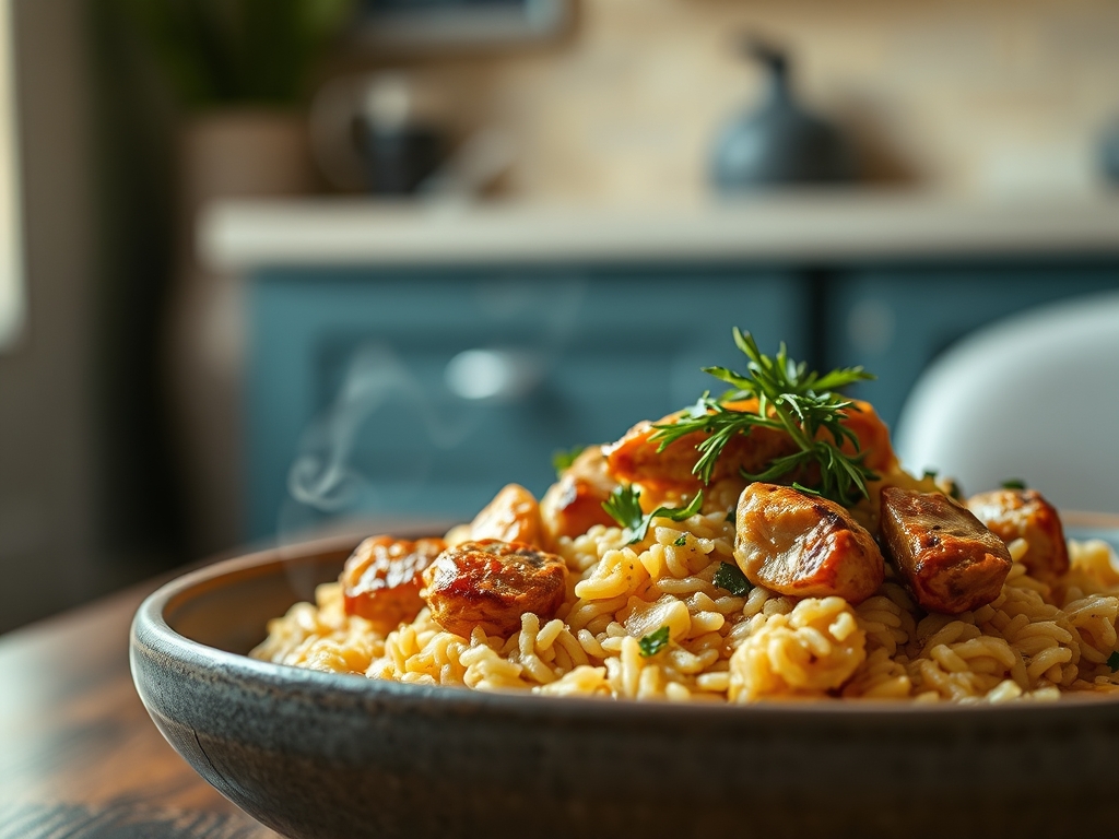 Arroz con pollo tradicional