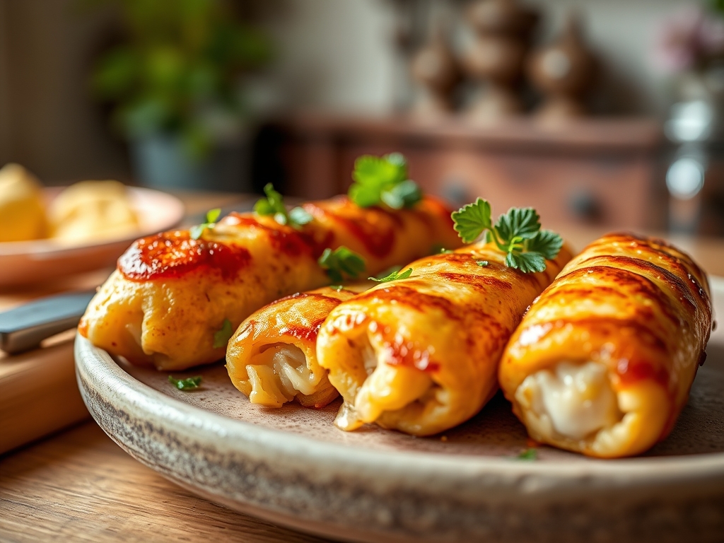 Brochetas de pollo y pimiento