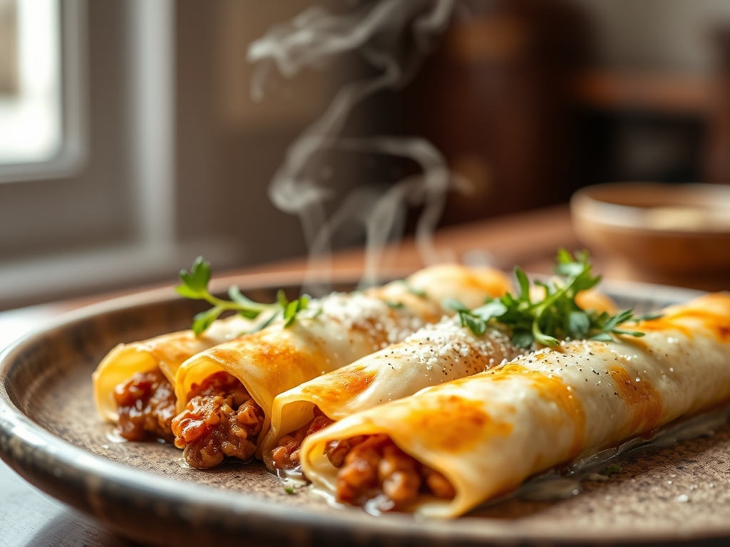 Canelones de carne pro