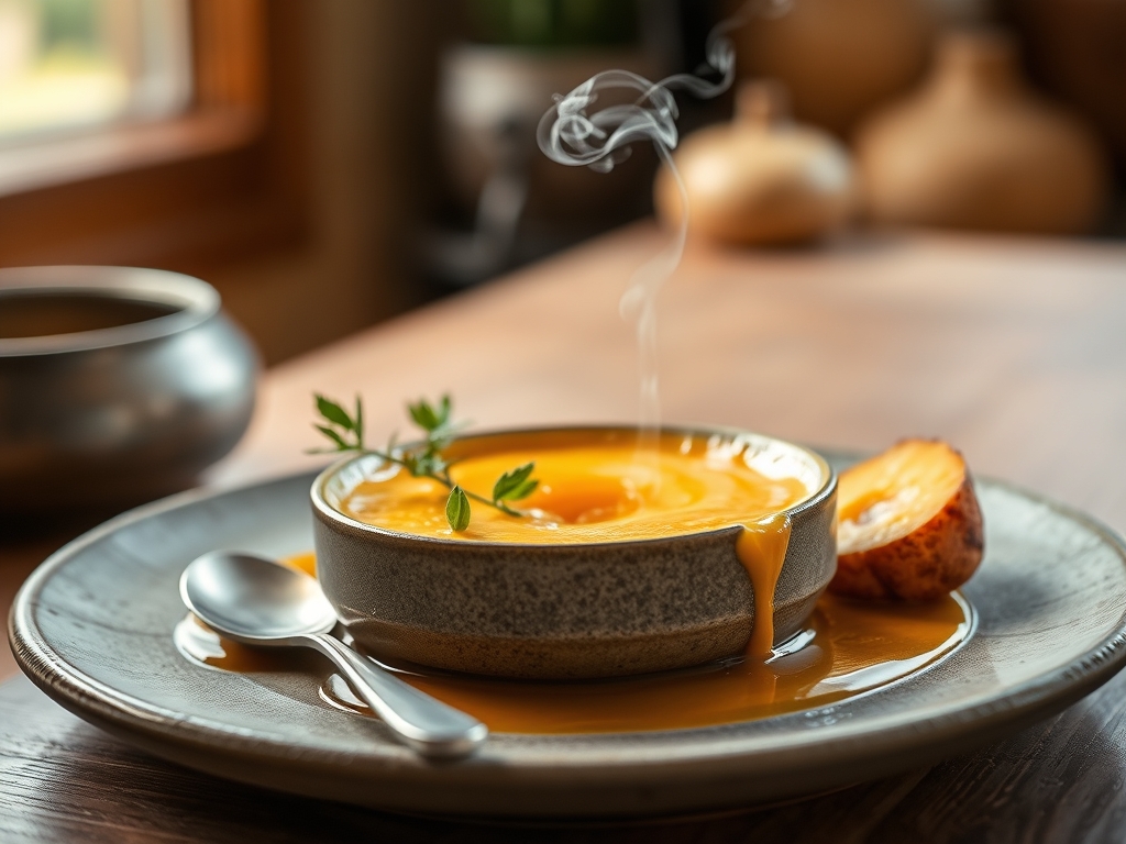 Crema de calabaza sedosa