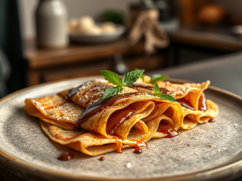 Crepes de Nutella y fresa