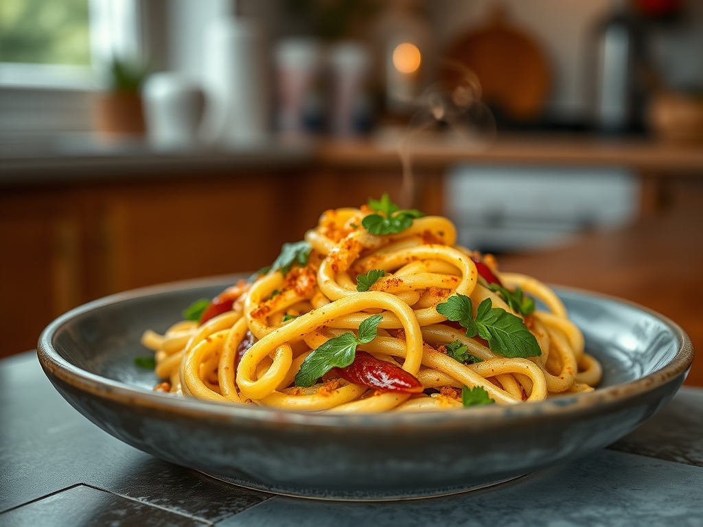 Ensalada de pasta fresca