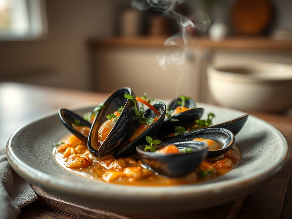 Mejillones a la marinera