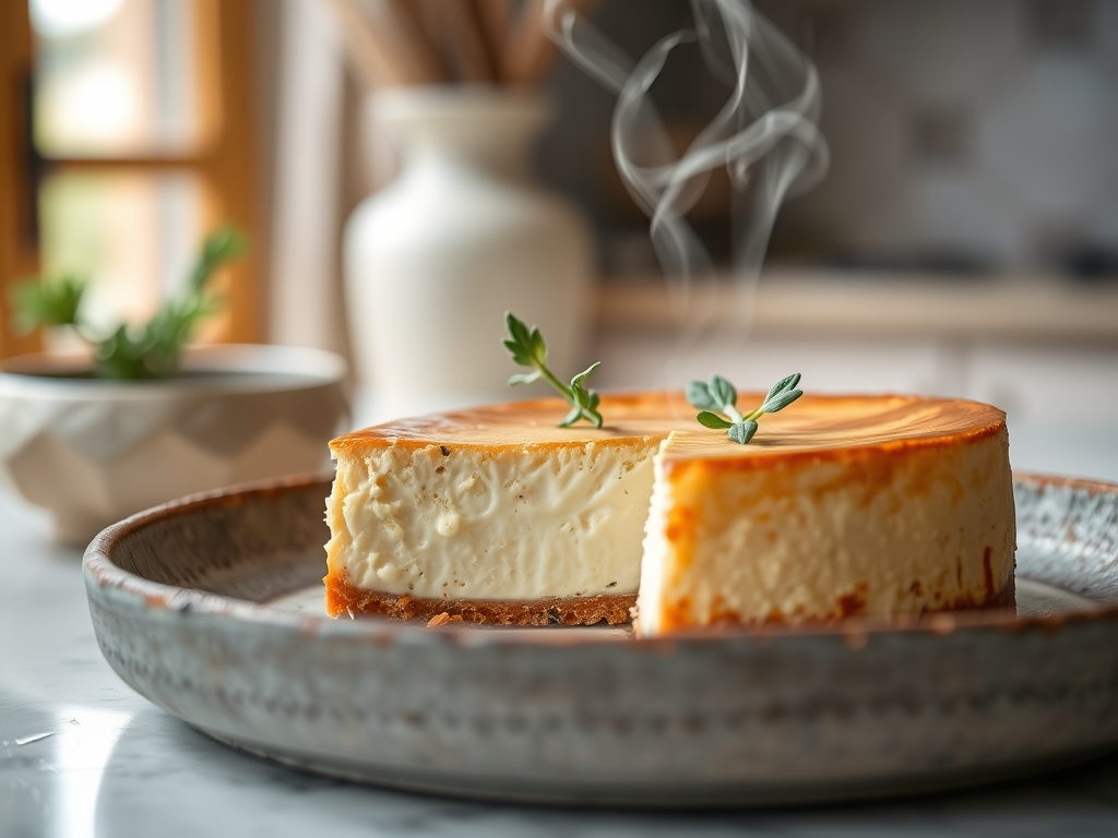 Cheesecake sin horno de fresa
