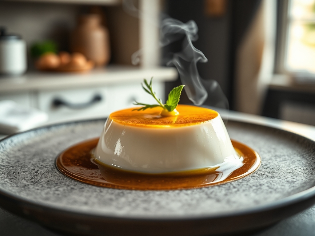 Panna cotta de vainilla real