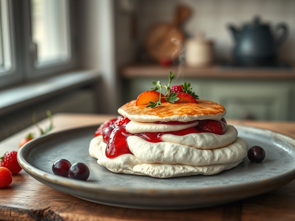Pavlova de frutos rojos