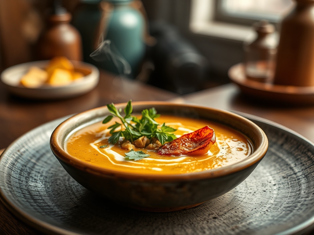 Sopa castellana de ajo