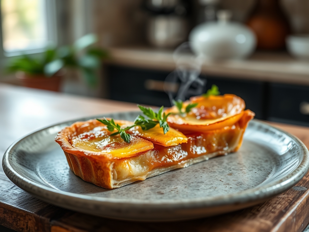 Tarta de manzana rústica