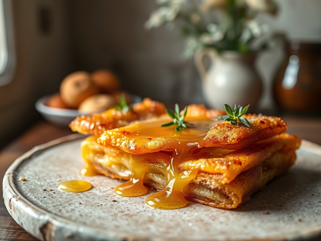 Torrijas de leche y miel