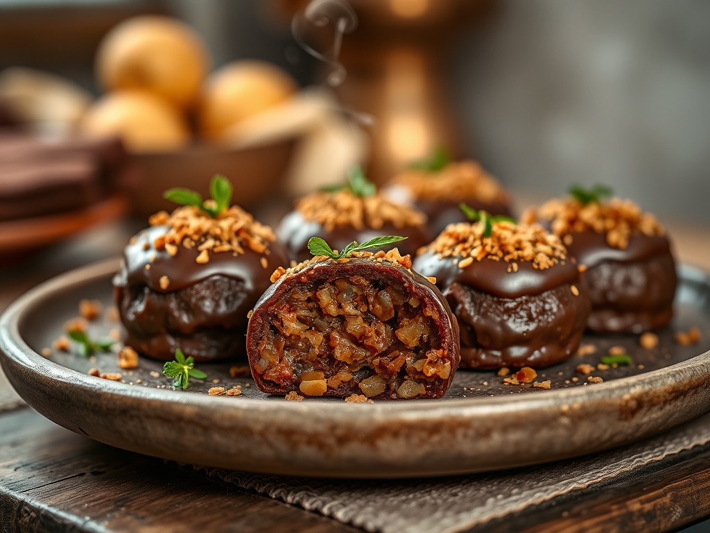 Trufas de cacao intenso